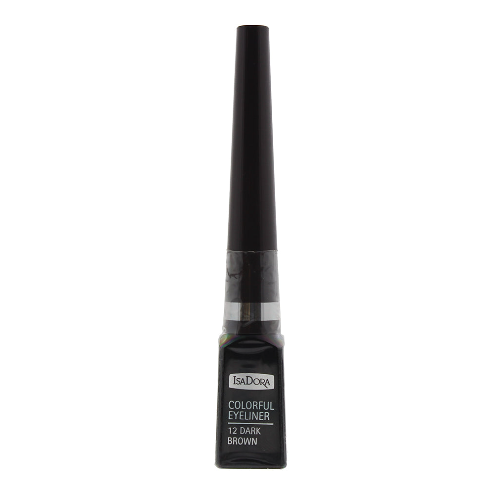 IsaDora Colorful Liquid Eyeliner - 12 Dark Brown