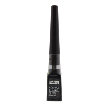 IsaDora Colorful Liquid Eyeliner - 12 Dark Brown