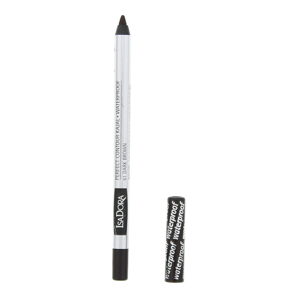 IsaDora Perfect Contour Waterproof Kajal Eyeliner - 61 Dark Brown