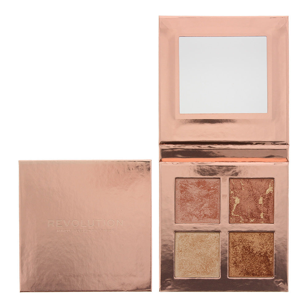 Makeup Revolution Face Quad Highlight Palette 4 x - Ignite