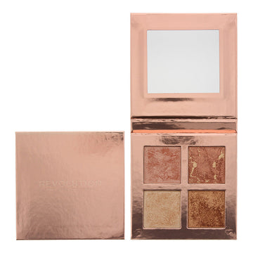 Makeup Revolution Face Quad Highlight Palette 4 x - Ignite