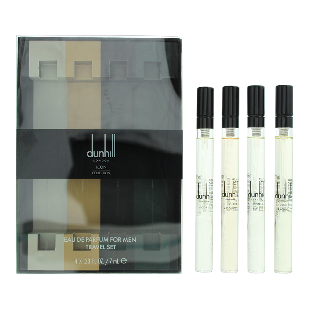 Dunhill Icon Miniatures Gift Set 7ml Icon EDP + 7ml Icon Absolute EDP + 7ml Icon Elite EDP + 7ml Icon Racing EDP