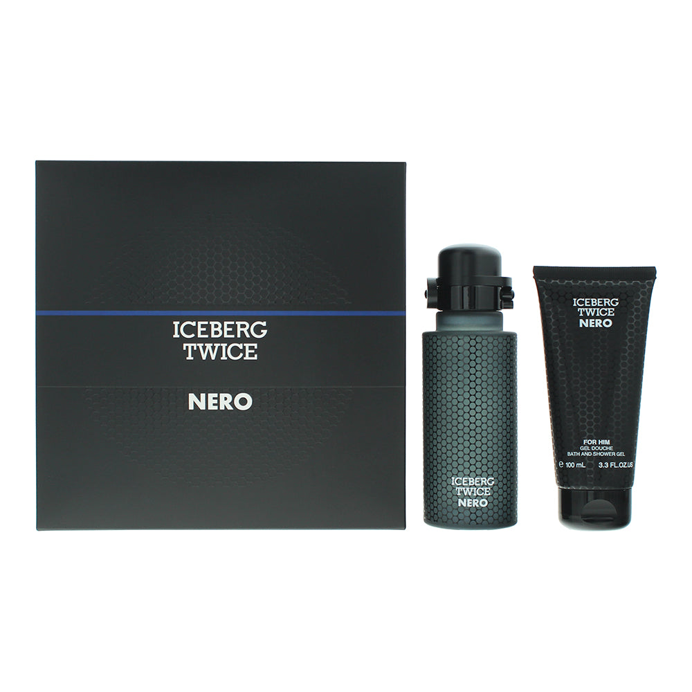 Iceberg Twice Nero Gift Set 125ml EDT + 100ml Shower Gel