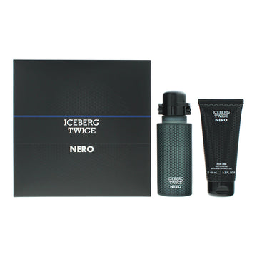 Iceberg Twice Nero Gift Set 125ml EDT + 100ml Shower Gel