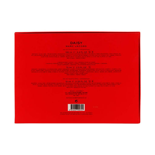 Marc Jacobs Daisy Gift Set 100ml EDT + 75ml Body Lotion + 10ml EDT