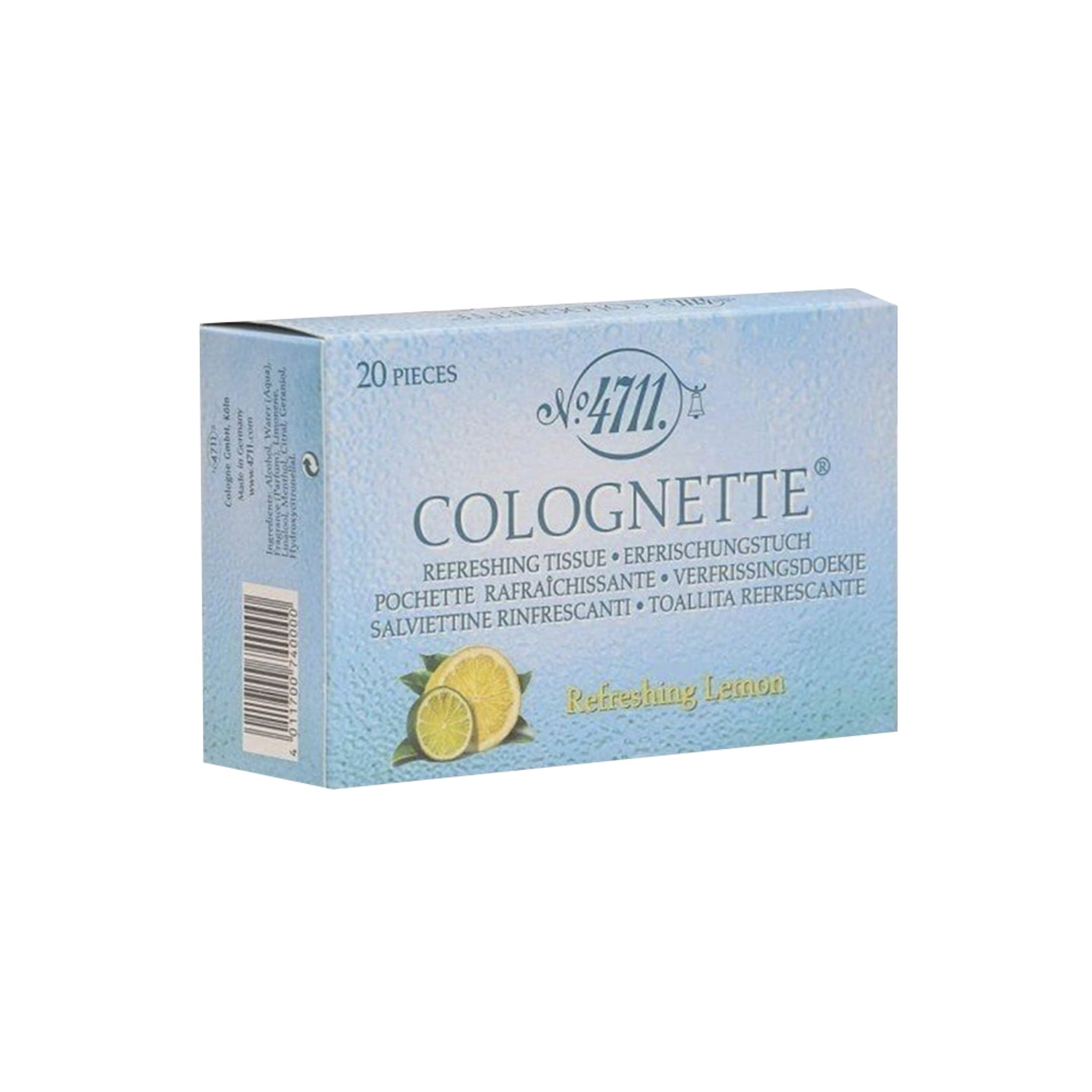 Mäurer & Wirtz 4711 Refreshing Lemon Tissue Pack - 20 Pieces