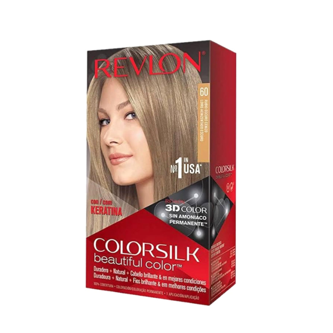 Revlon Colorsilk Hair Colour - 60 Dark Ash blonde